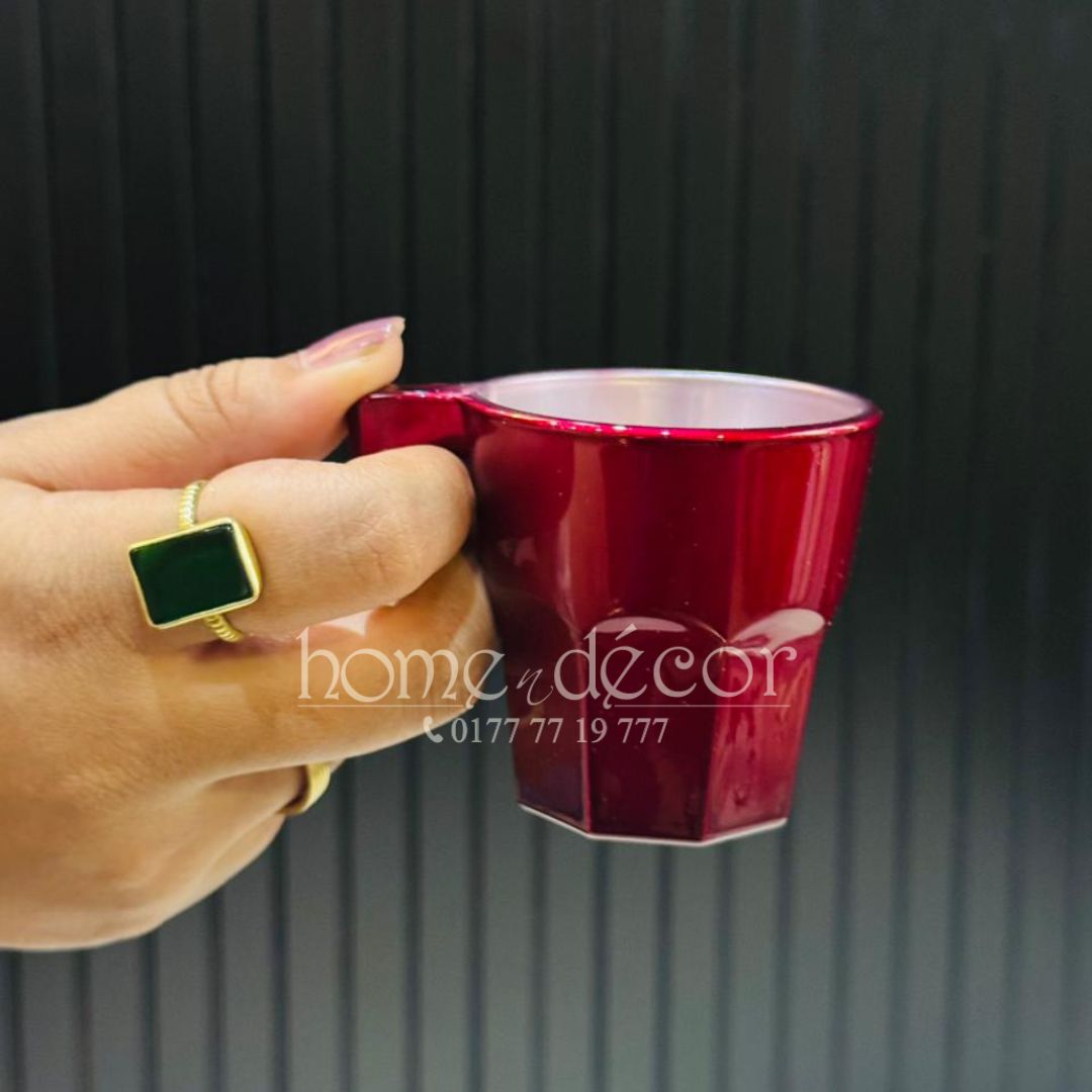 Multi- Colored Unbreakable Espresso set- 4 Pcs Set