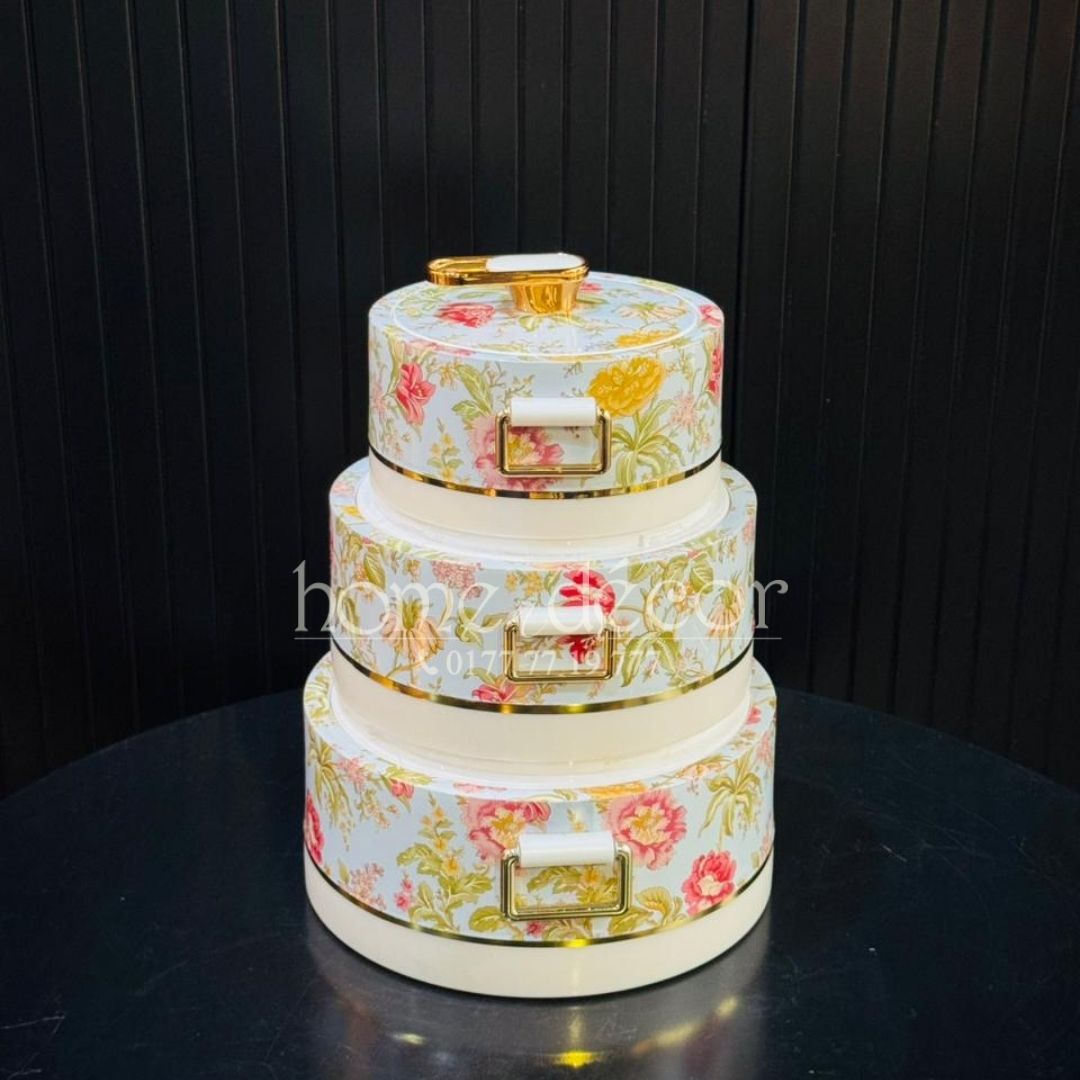 Keep Food Warm Hot Pots - Spring is in the Air 3 pcs set