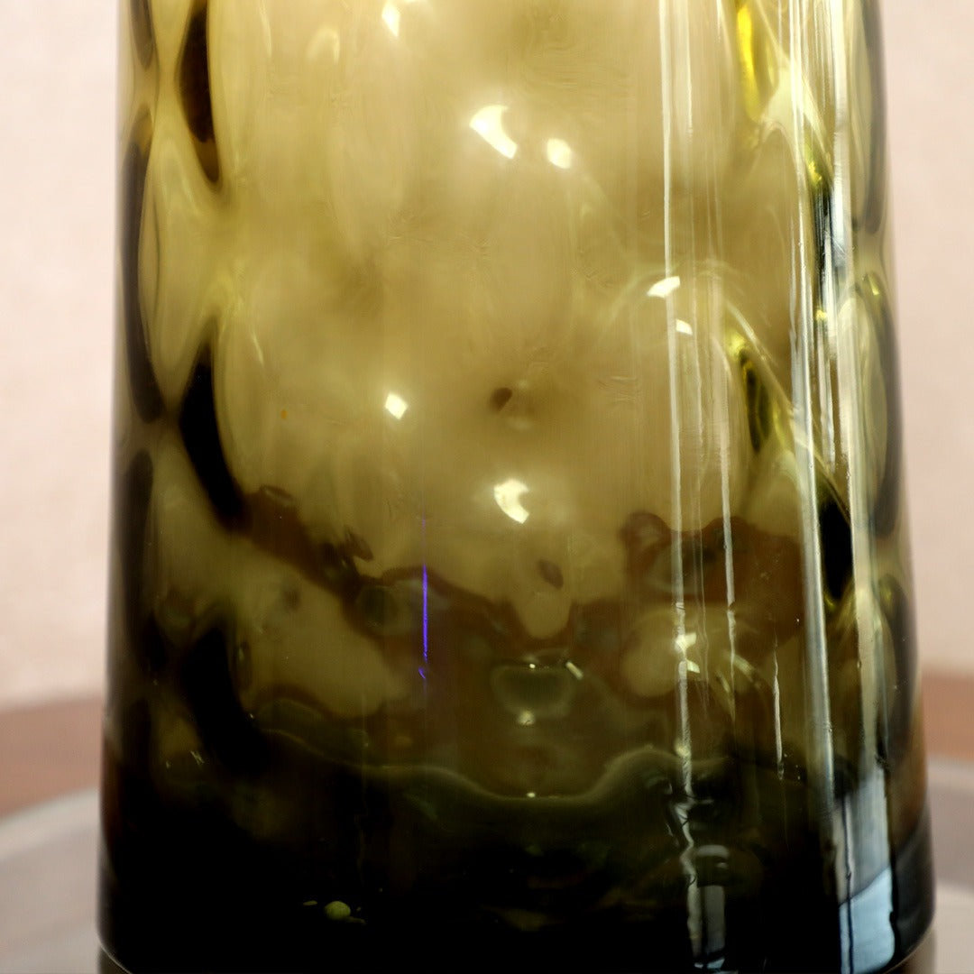 Shaded Cut Glass Vase