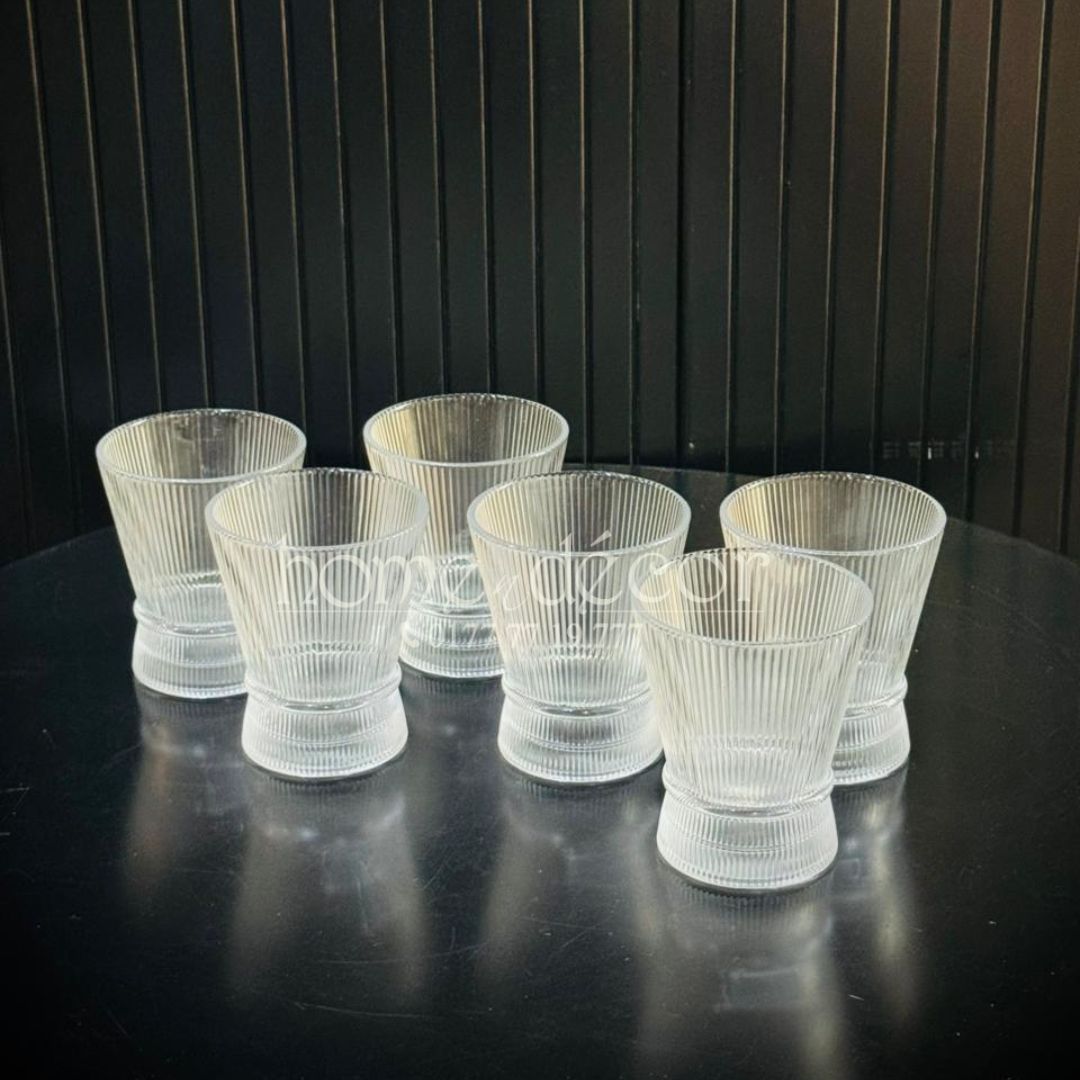 Glass Set Transparent- 6 pcs