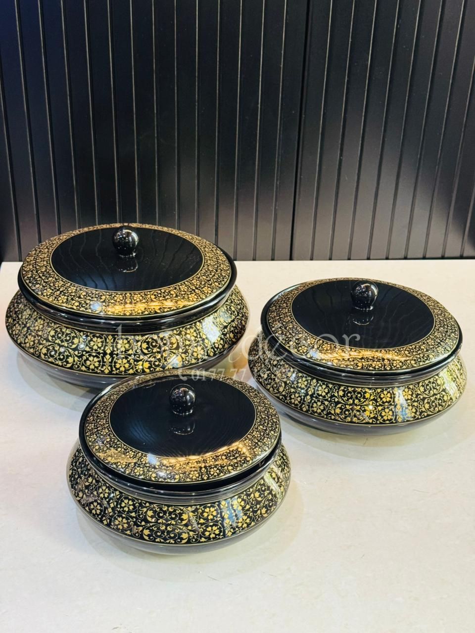 Jamdani Serving Bowl- 3 pcs set