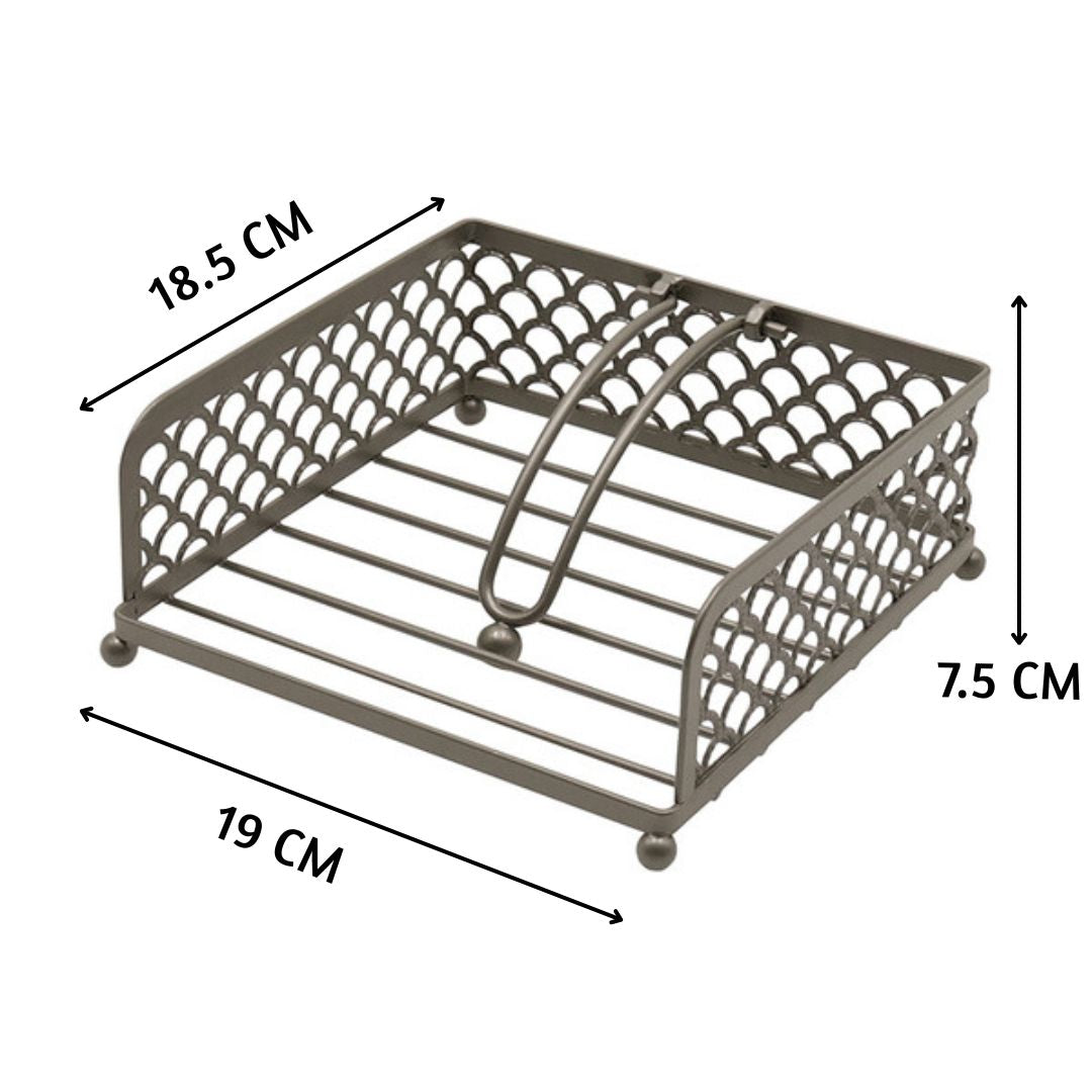 Dark Grey/ Deep beige Large Nordic  Napkin Holder