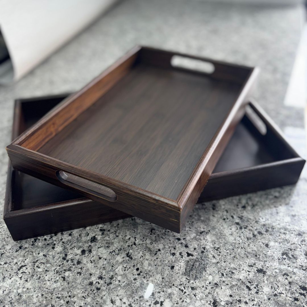 Wooden Tray Set- 2 different size
