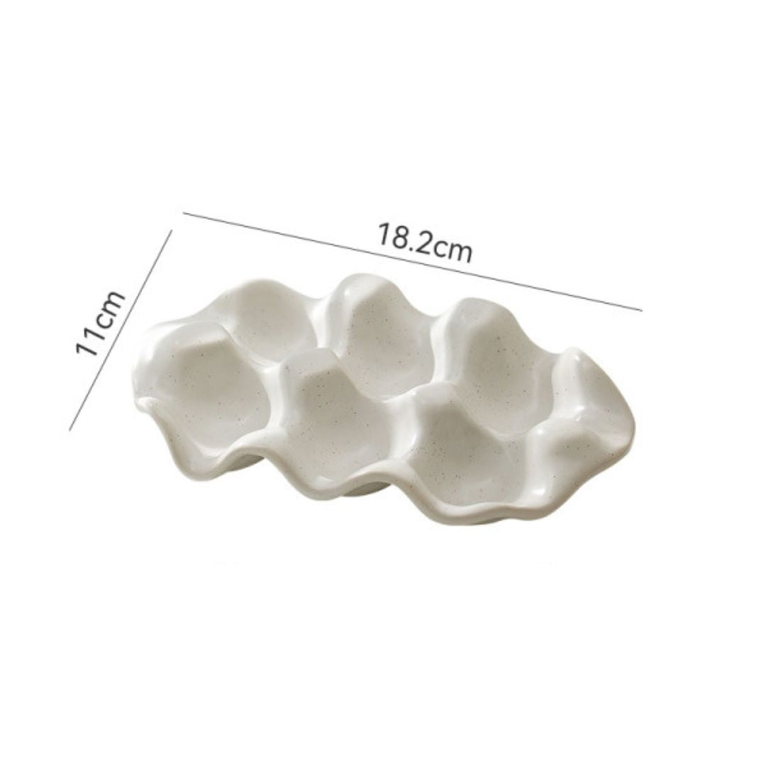 Jewellery / Trinket Organiser Off white Speckled Finish & Silver Speckled finish