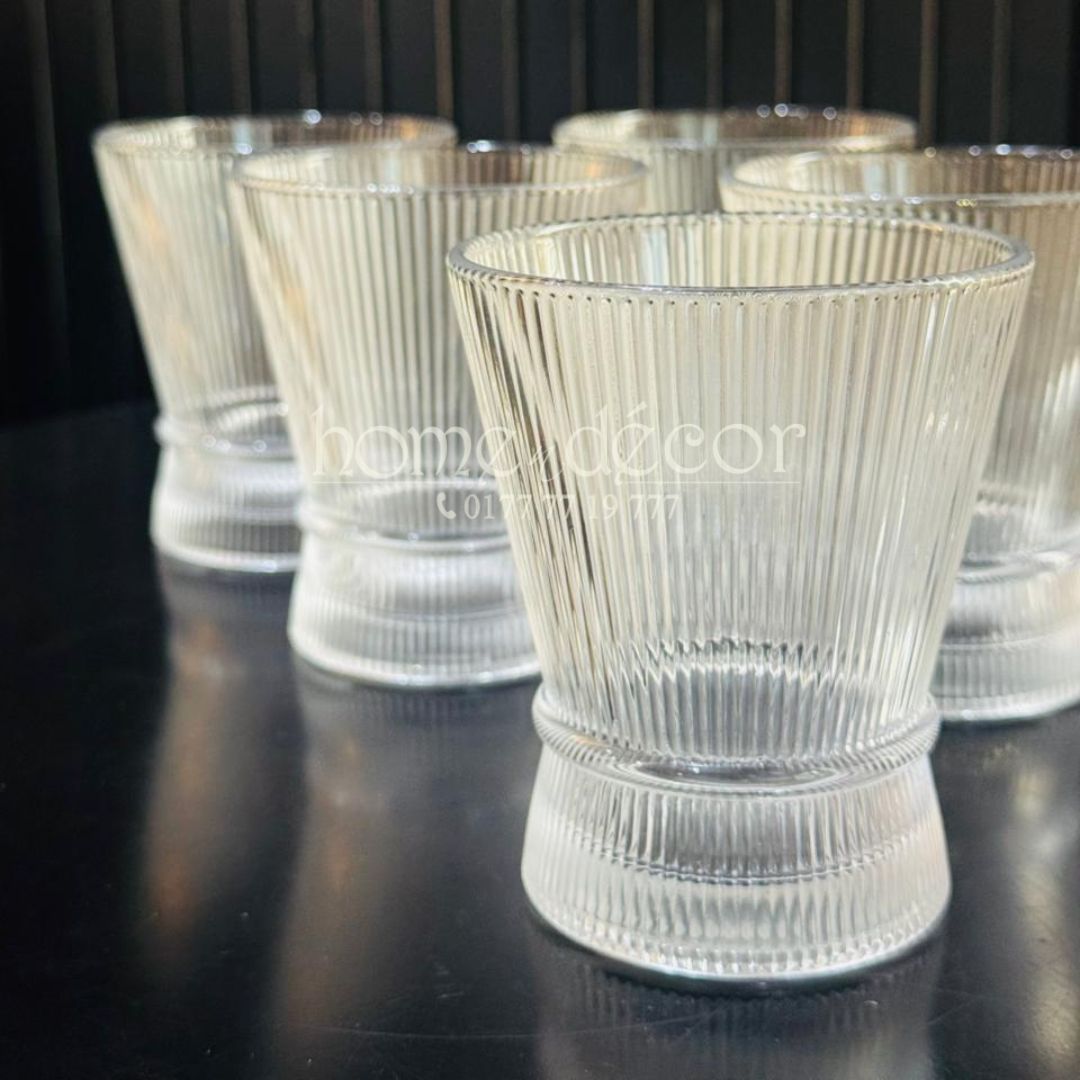 Glass Set Transparent- 6 pcs