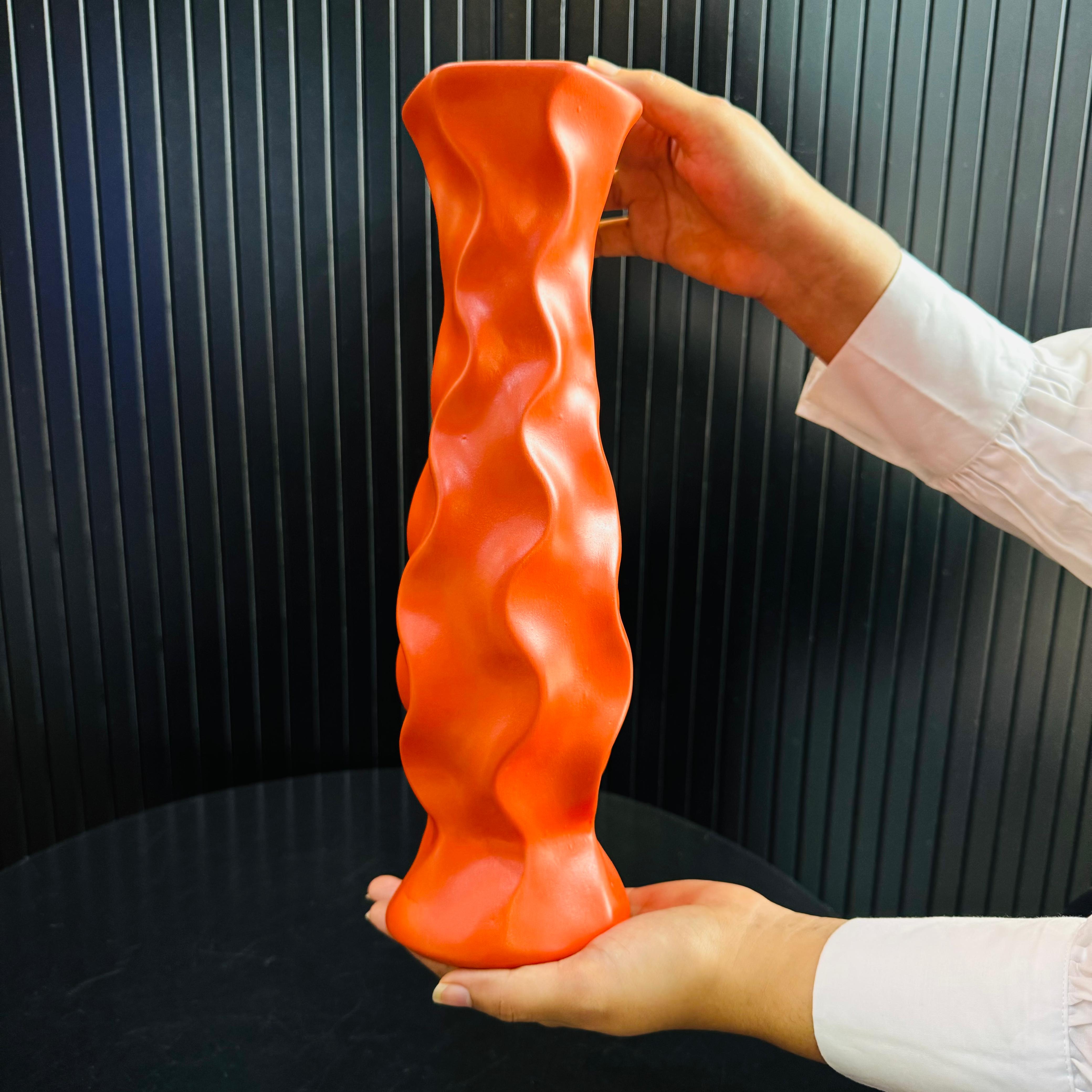 Textured Cylinder Vases