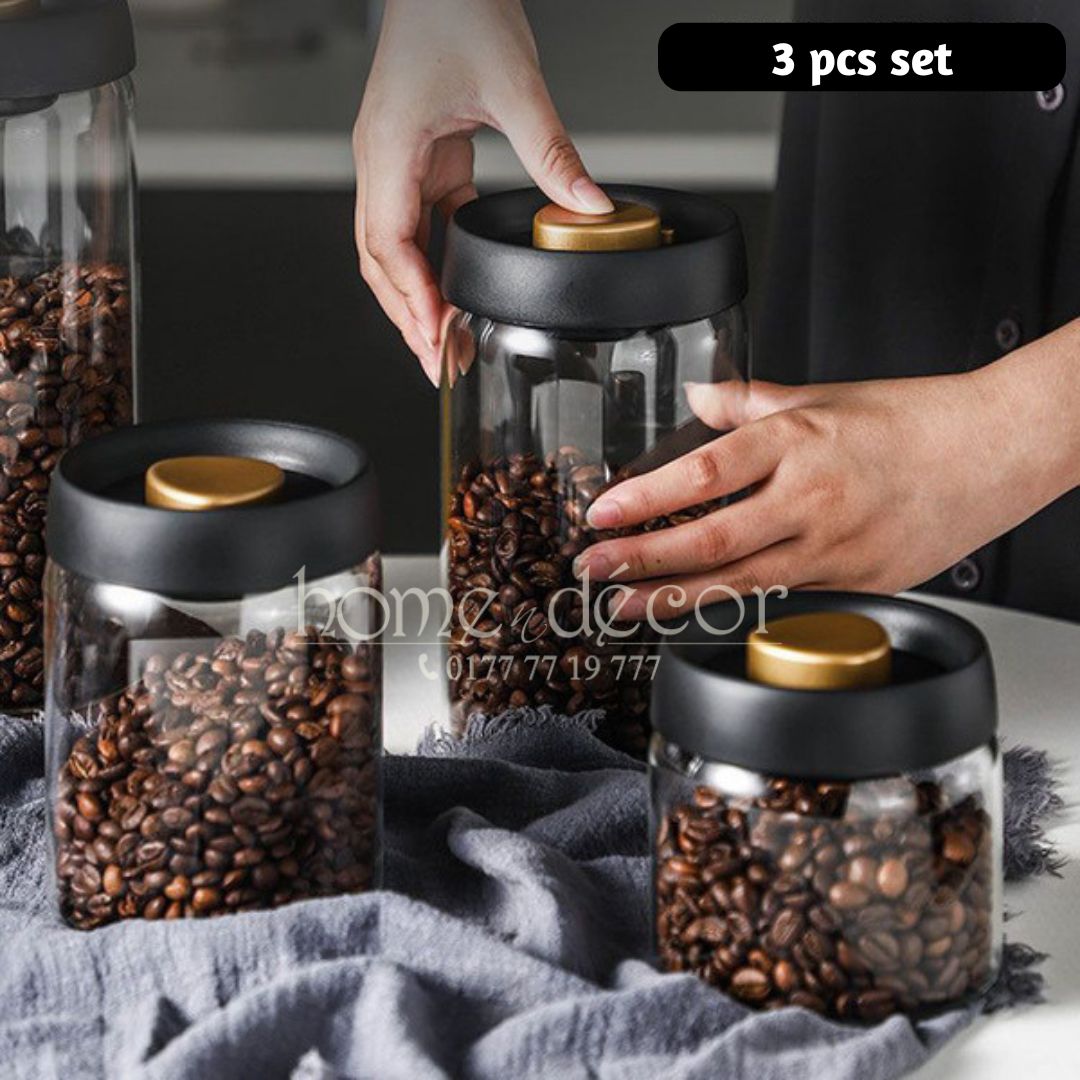 Airtight Jars- 3 Pcs set