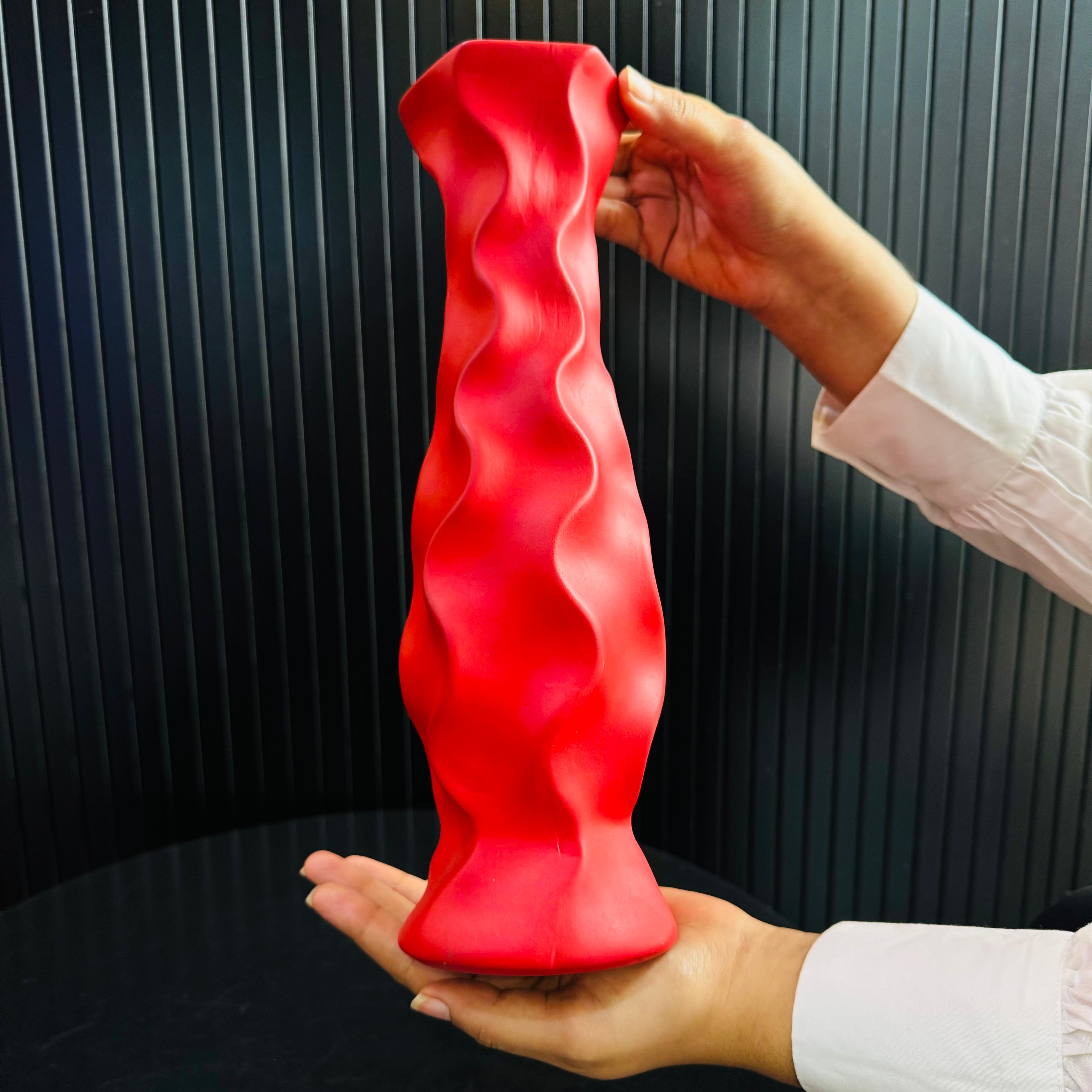 Textured Cylinder Vases