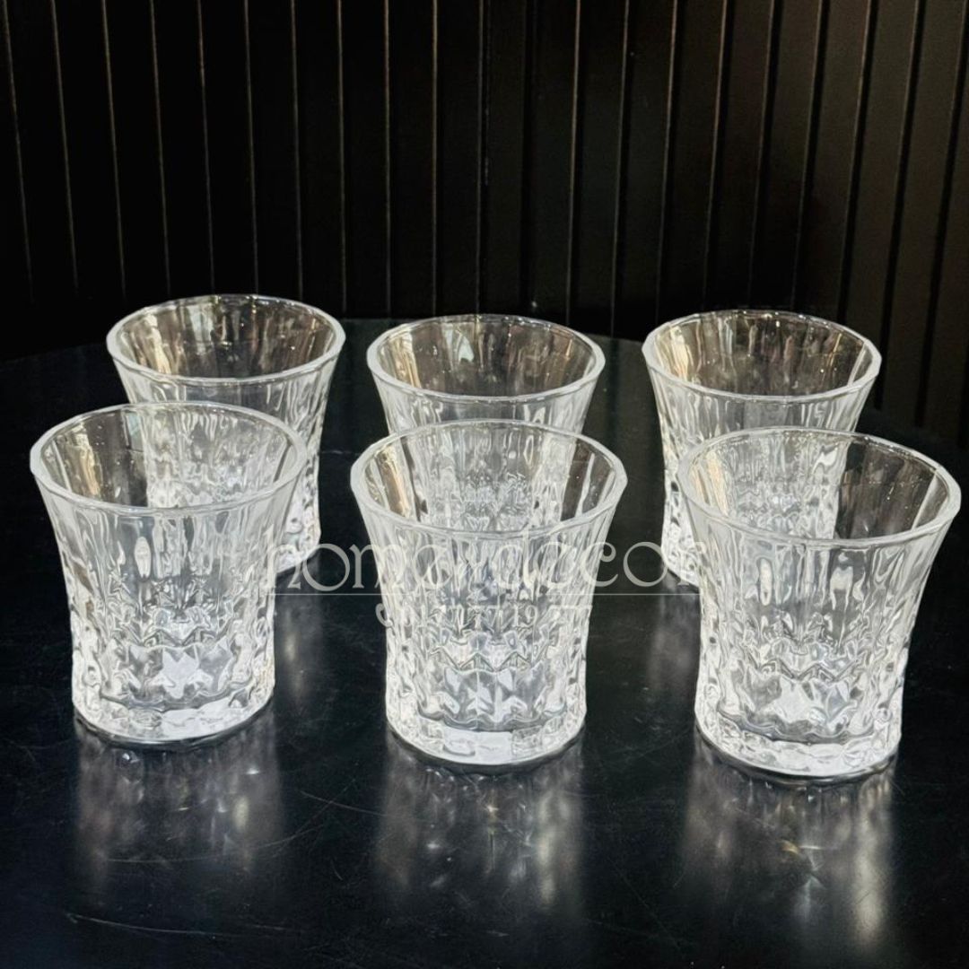 Geometric  Glass Set 6 pcs