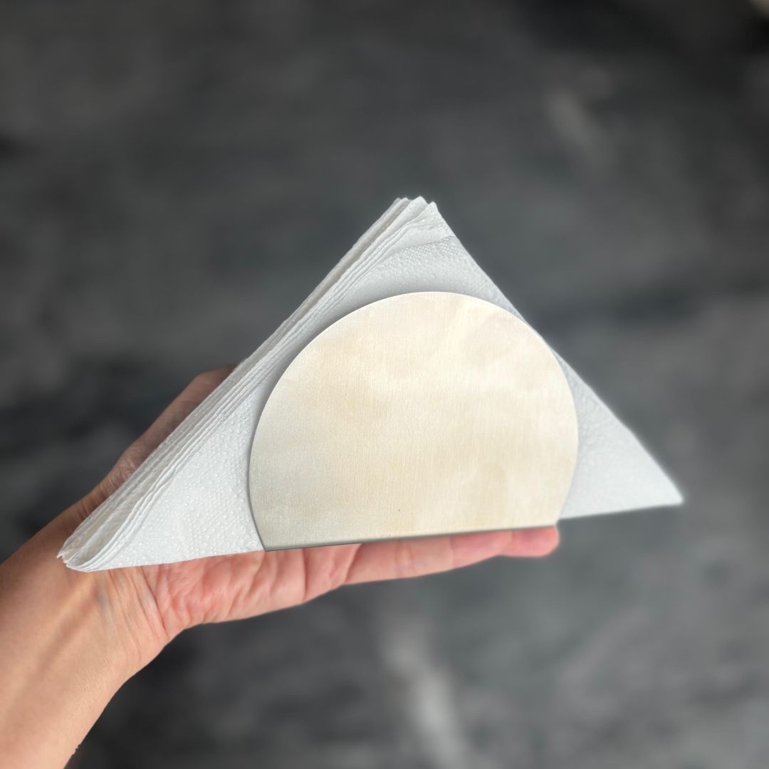 Modern & Stylish, Matte SS finish Semi-Circle Napkin Holder