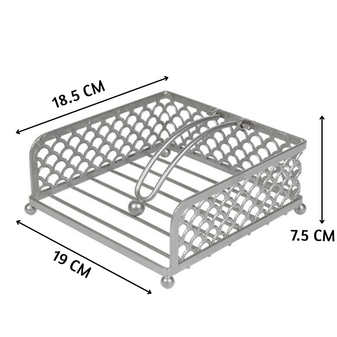 Dark Grey/ Deep beige Large Nordic  Napkin Holder