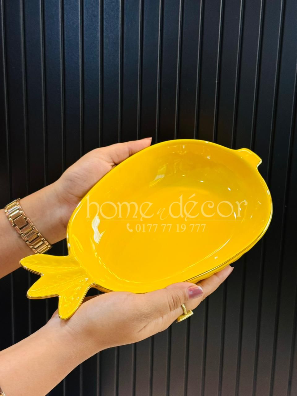 Happy Pineapple Appetizer Plates- 7 pcs set