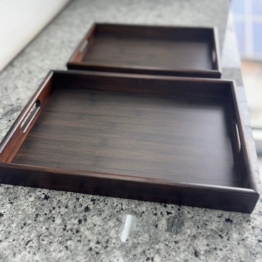 Wooden Tray Set- 2 different size