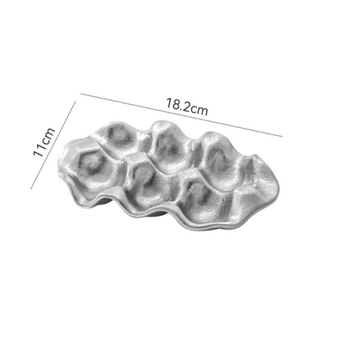 Jewellery / Trinket Organiser Off white Speckled Finish & Silver Speckled finish