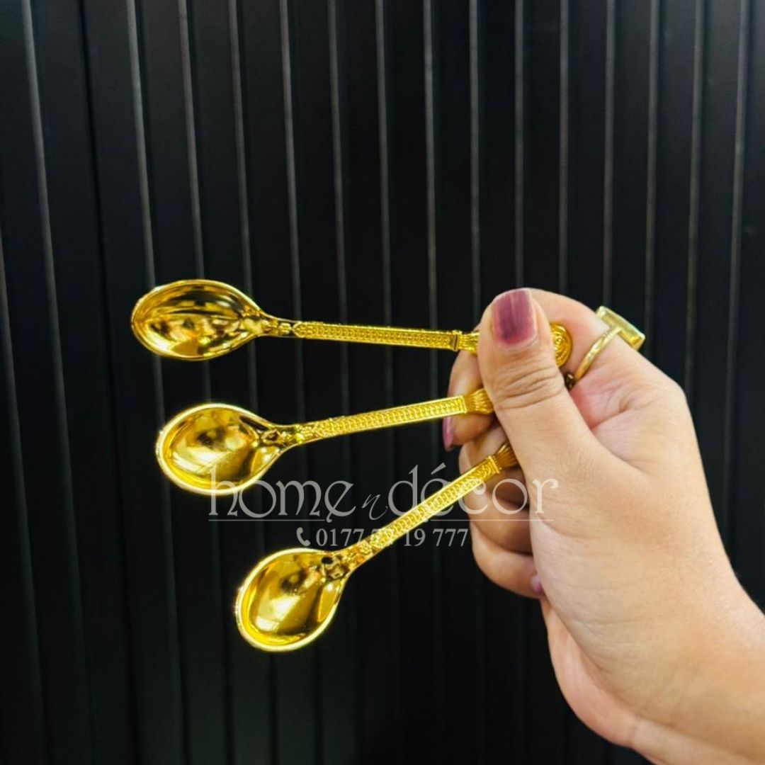 Golden Swan- 6 Teaspoon Set