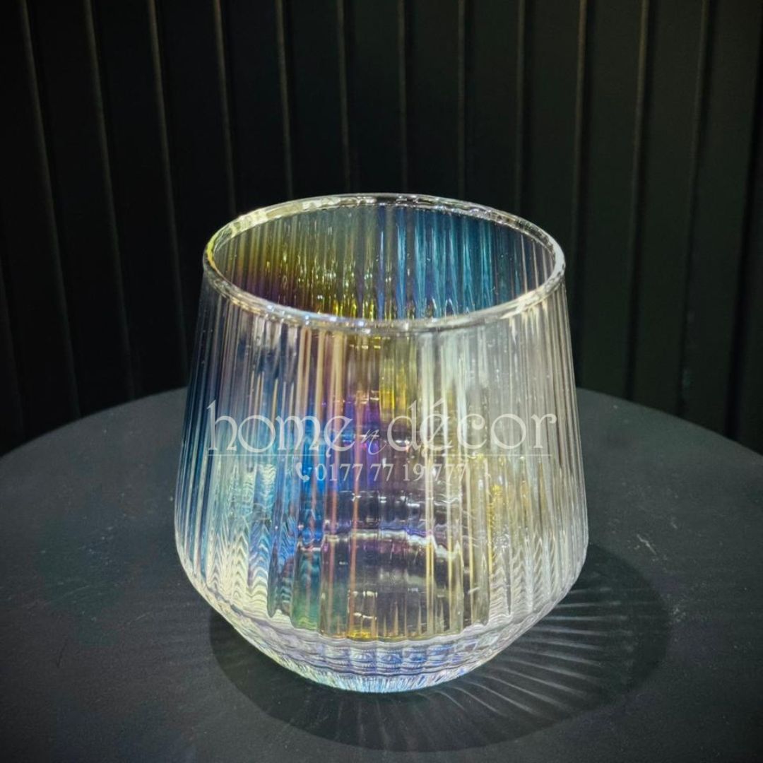 Shaded Striped  Glass Set