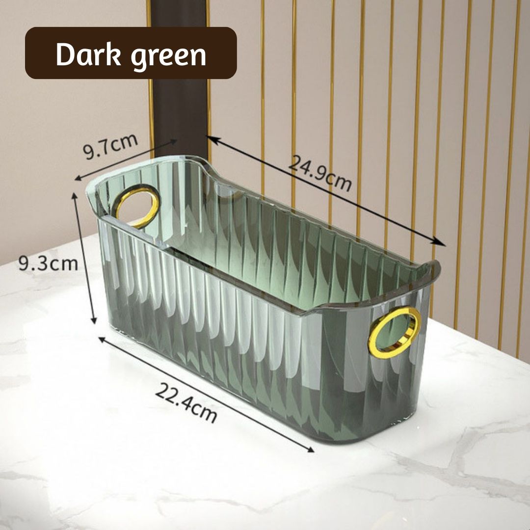 Light, yet luxurious, narrow storage box