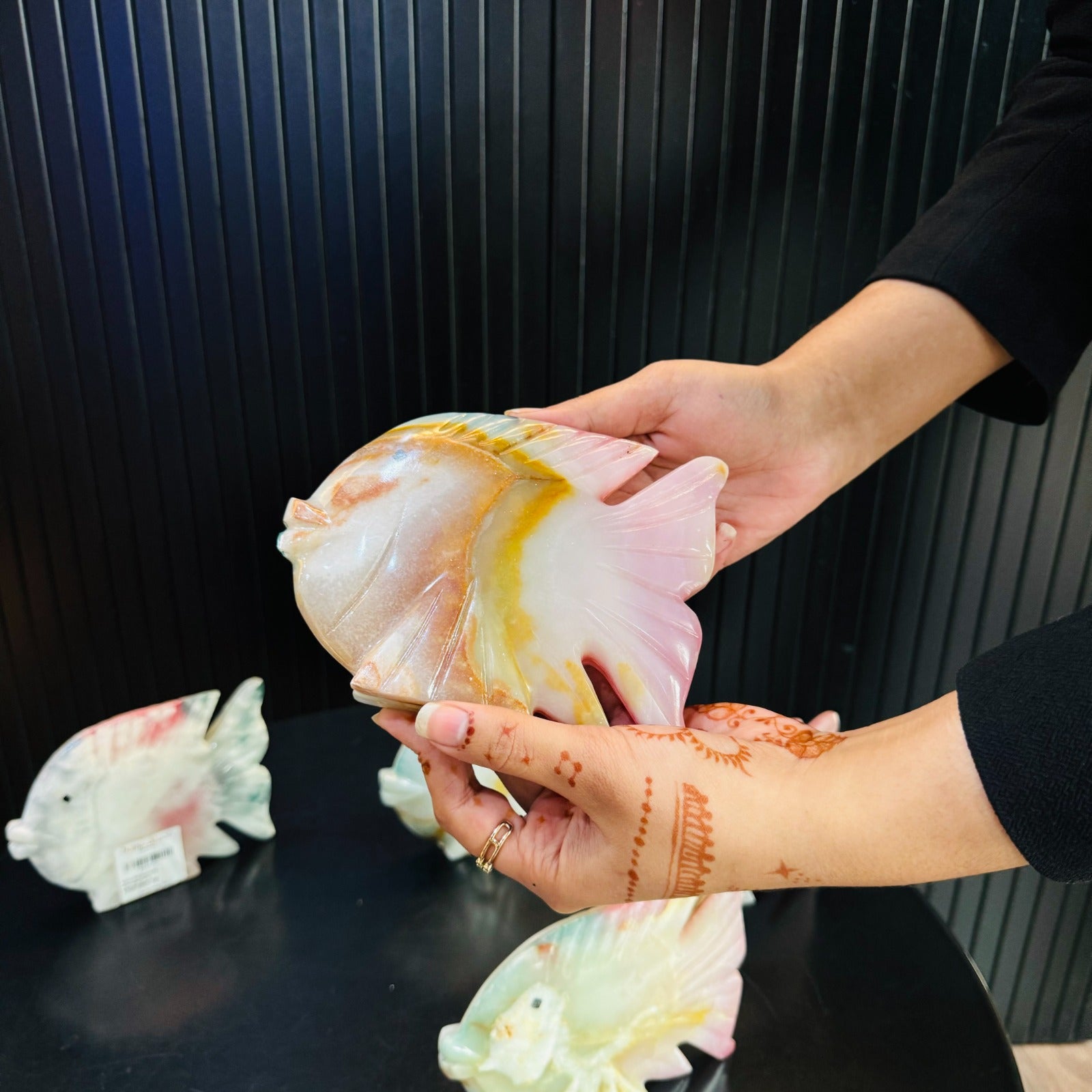 Marble Fish Showpiece