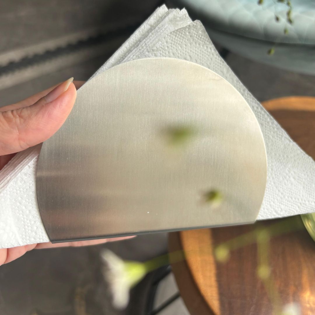 Modern & Stylish, Matte SS finish Semi-Circle Napkin Holder