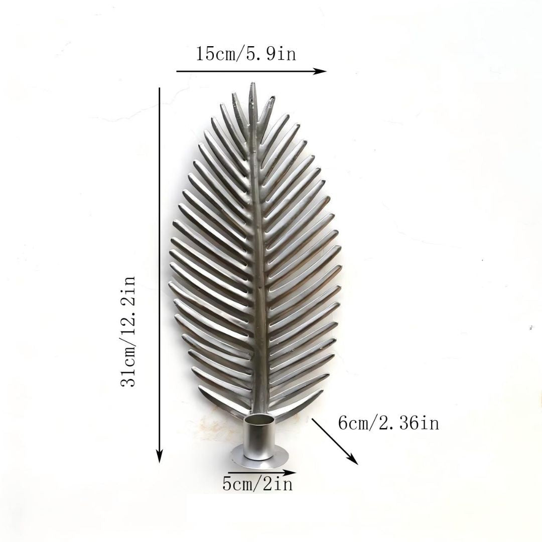 Metal Leaf Candle Holder 2 Different color