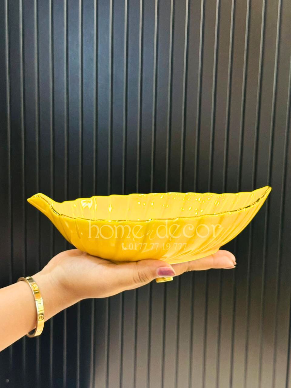 The Yellow Leaves Appetiser Plates- 7 pcs set