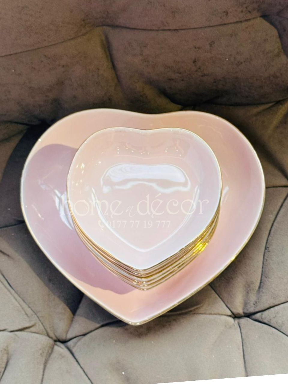 Be My Valentine 7 pc Dessert Set