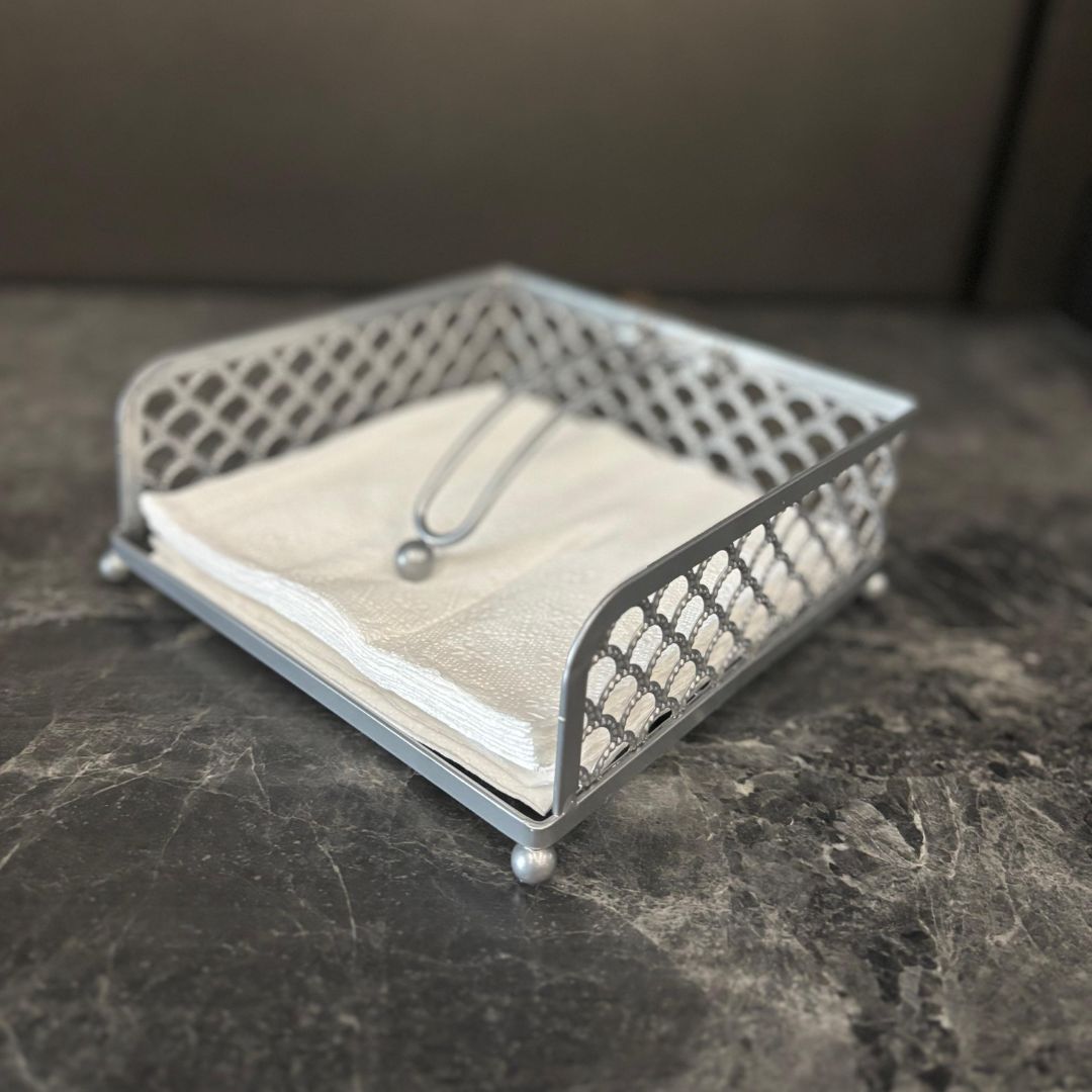 Dark Grey/ Deep beige Large Nordic  Napkin Holder