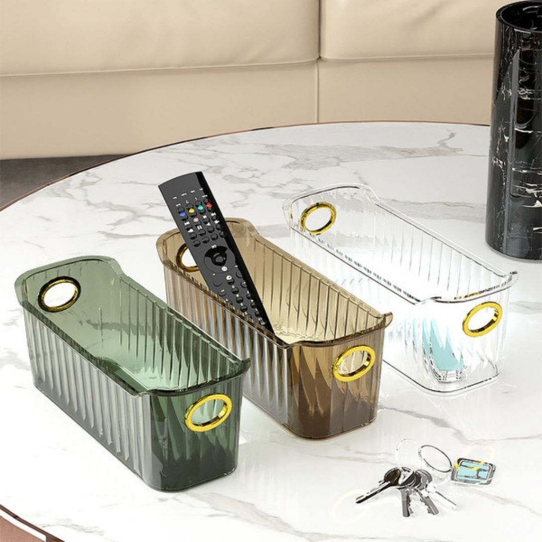 Light, yet luxurious, narrow storage box