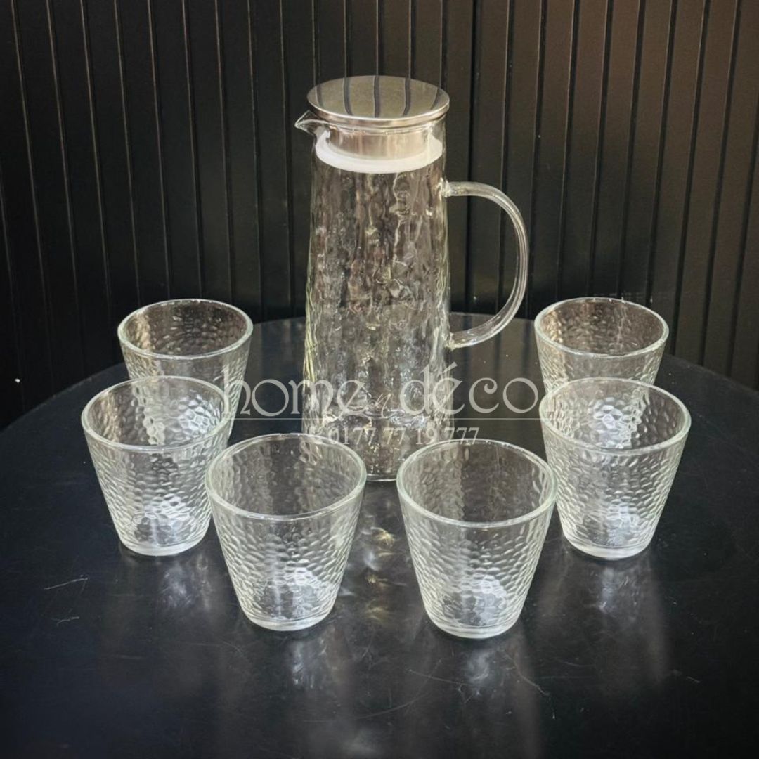 Glass & Jug Set- 7 pcs