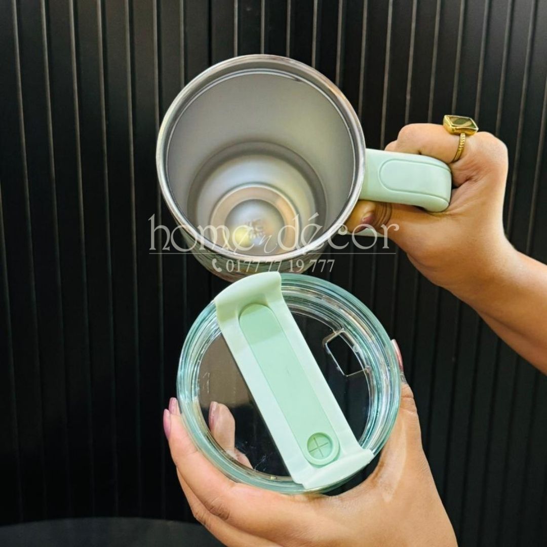 Flip-Straw Car Tumbler Insulated Mug