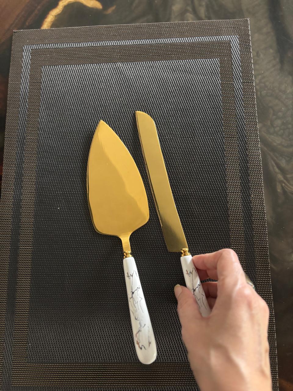 Cake Knife & Server 2 pcs set