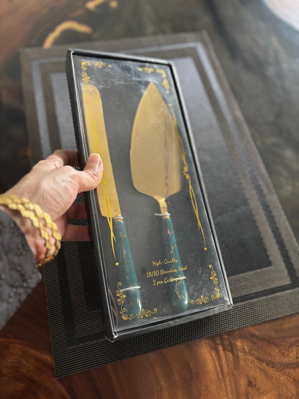 Cake Knife & Server 2 pcs set