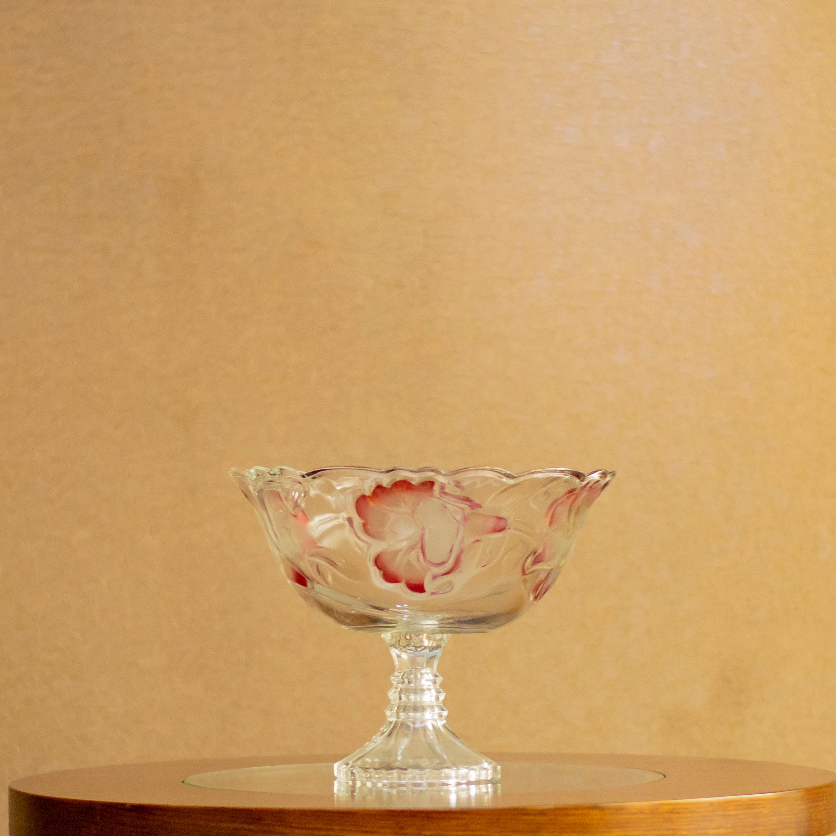 Pedestal Glass Bowl
