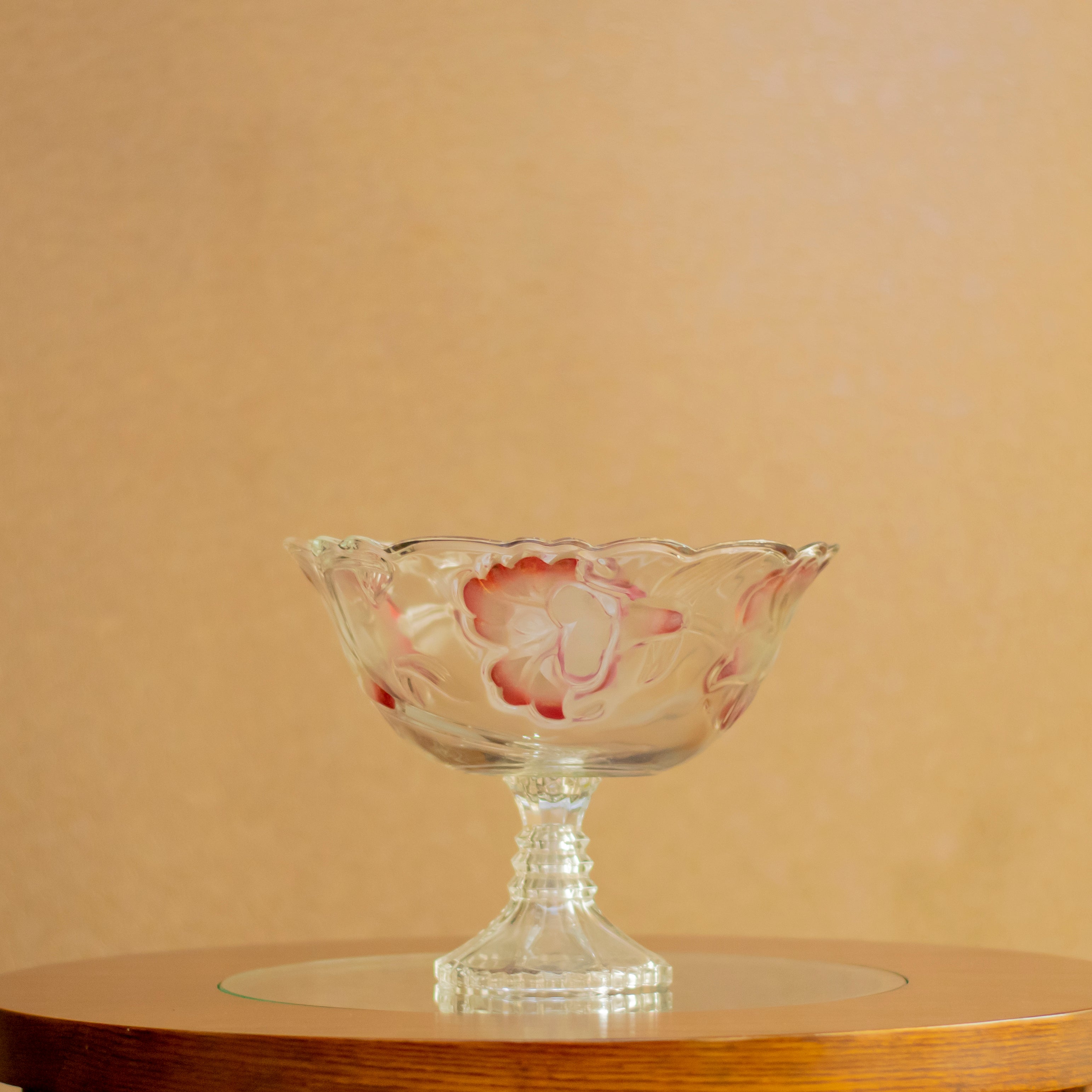 Pedestal Glass Bowl