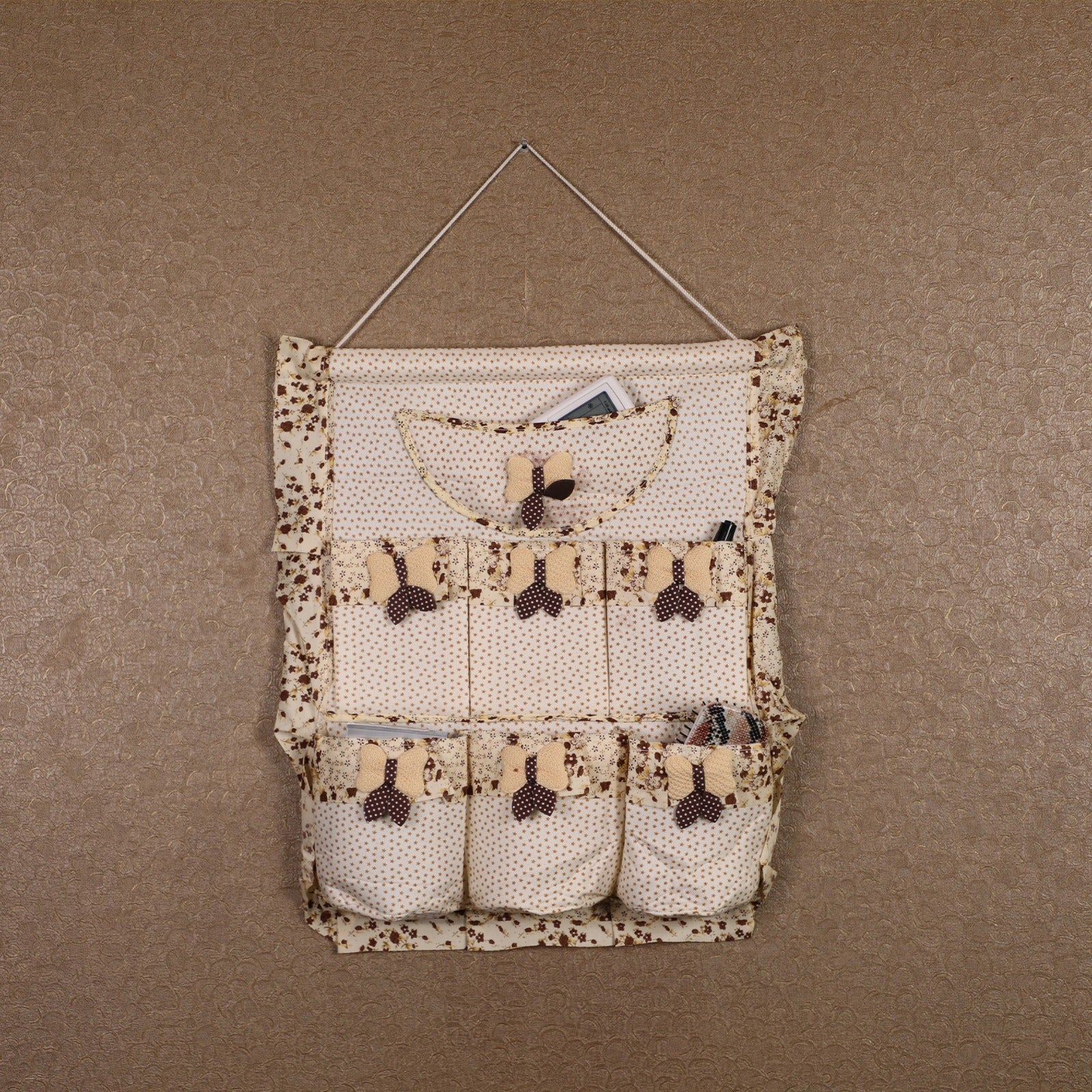 Fabric Wall Hanging Organizer- 7 Pocket