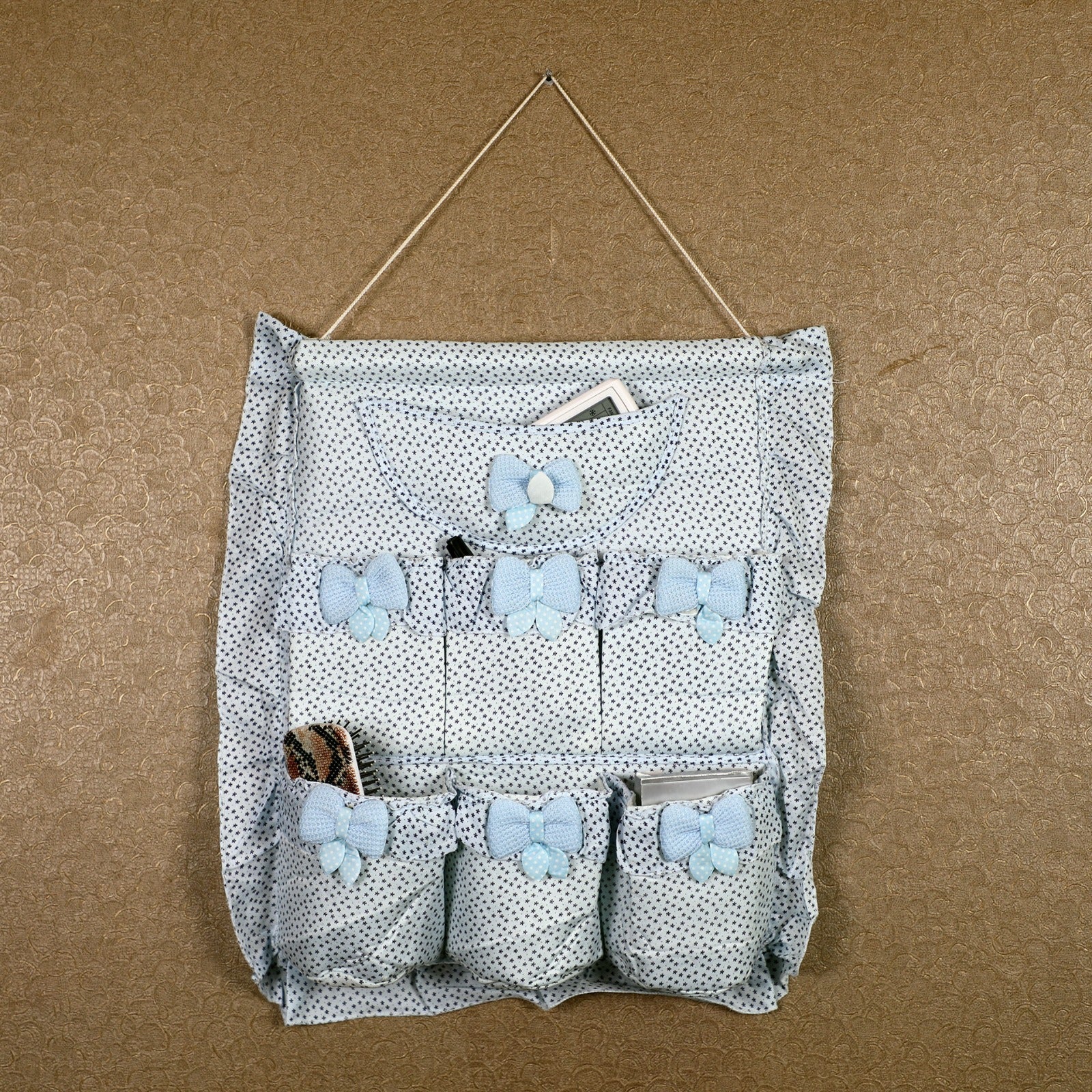 Fabric Wall Hanging Organizer- 7 Pocket