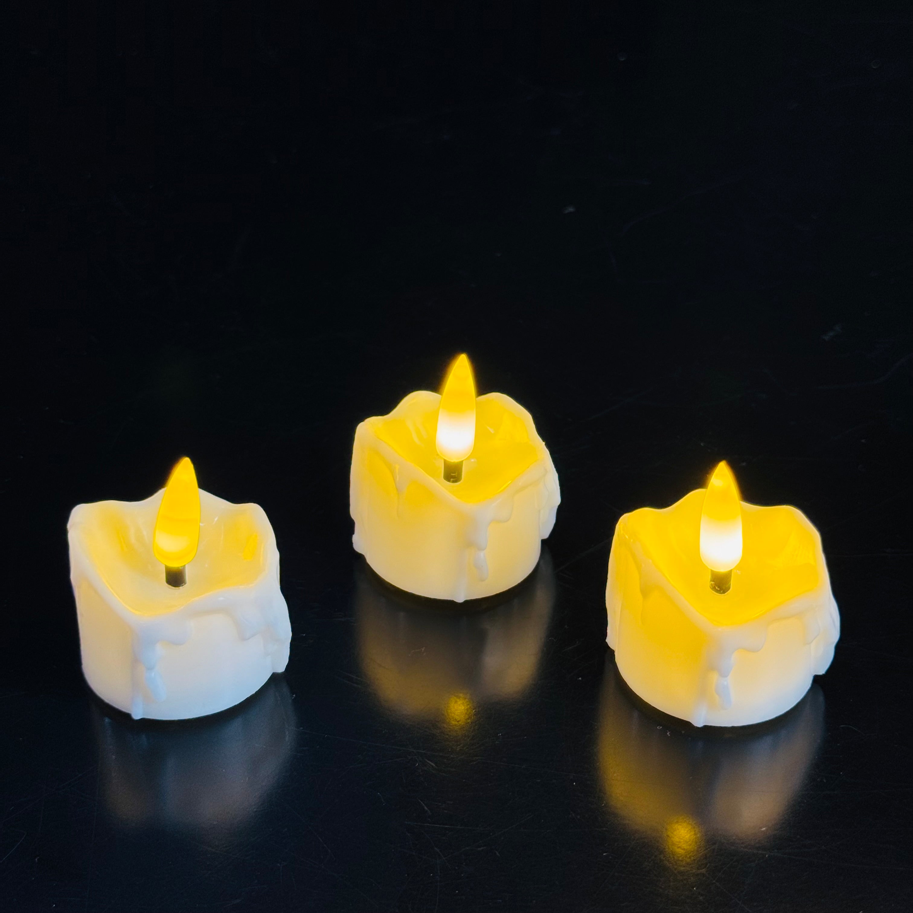 T- Light Candle - Battery operated 3 pcs set