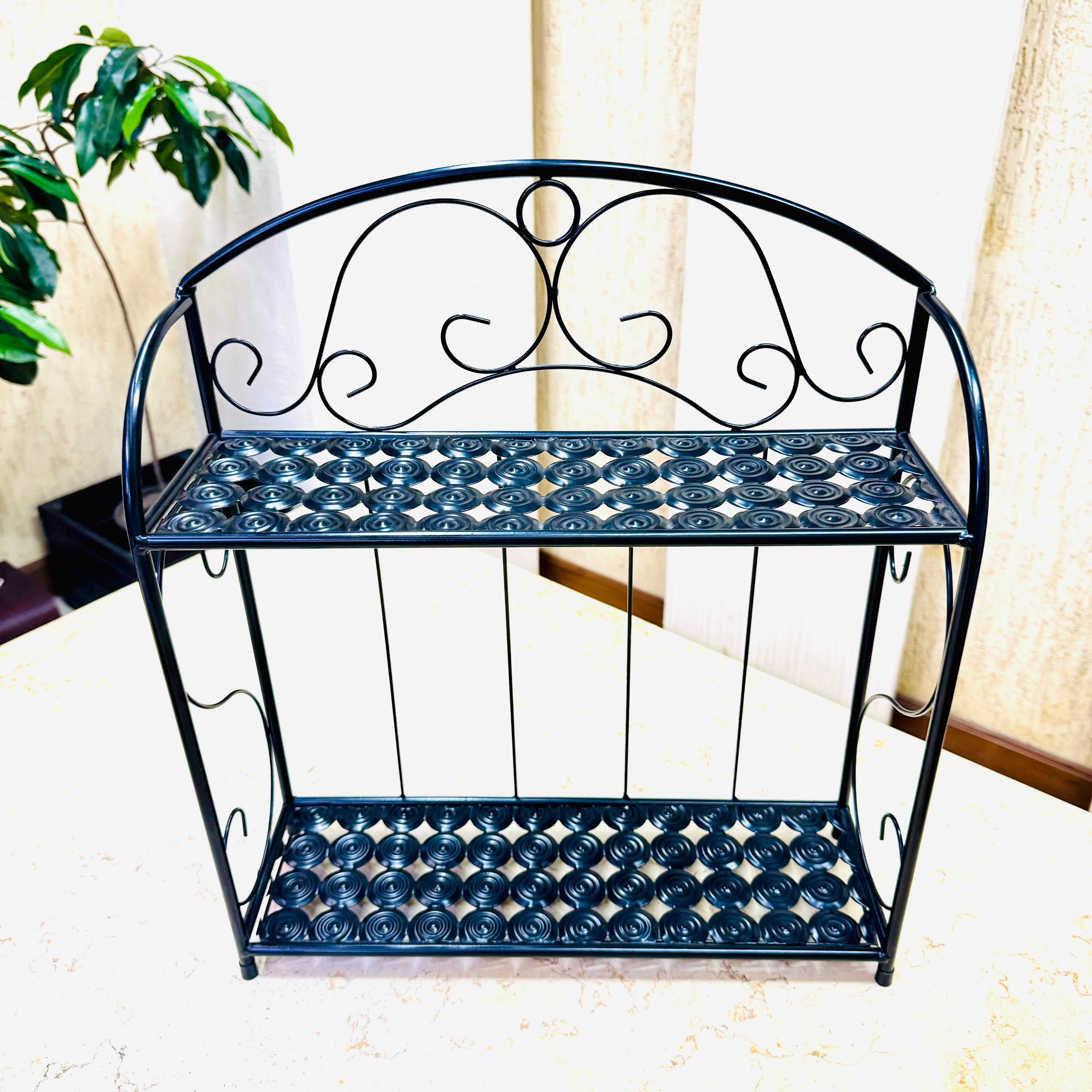 Metal Black Shelf
