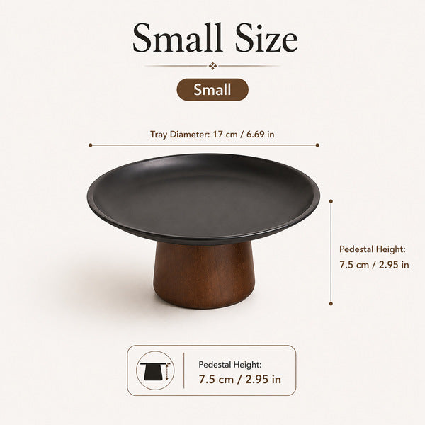 Pedestal Serving Tray- 2 Different Size