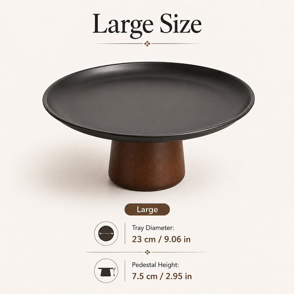 Pedestal Serving Tray- 2 Different Size