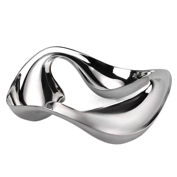 Stainless steel fruit plate- 3 Divider