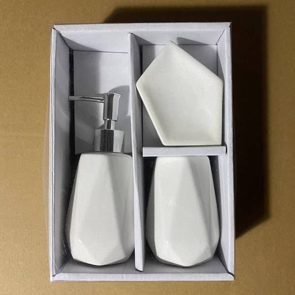 Ceramic Bath Set- 3 pc