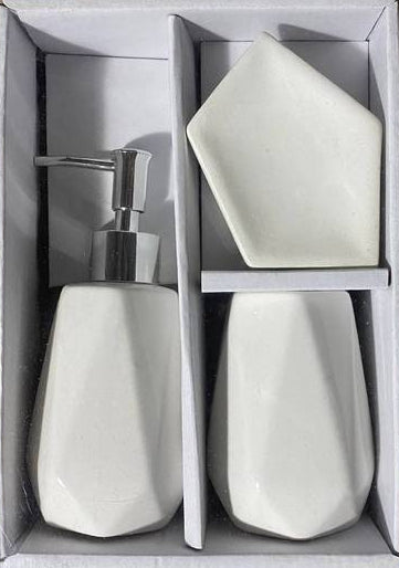 Ceramic Bath Set- 3 pc
