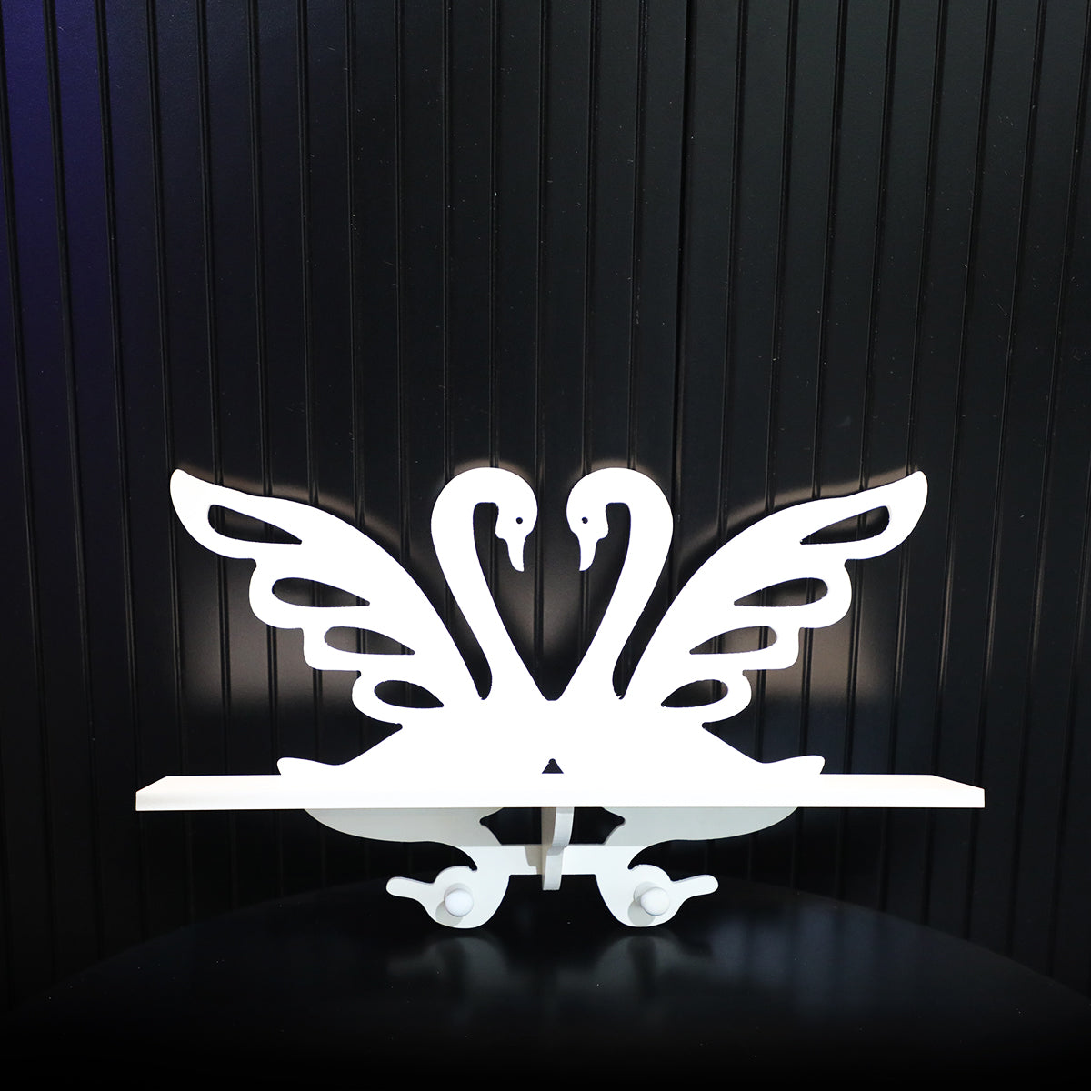 Swan wall shelf