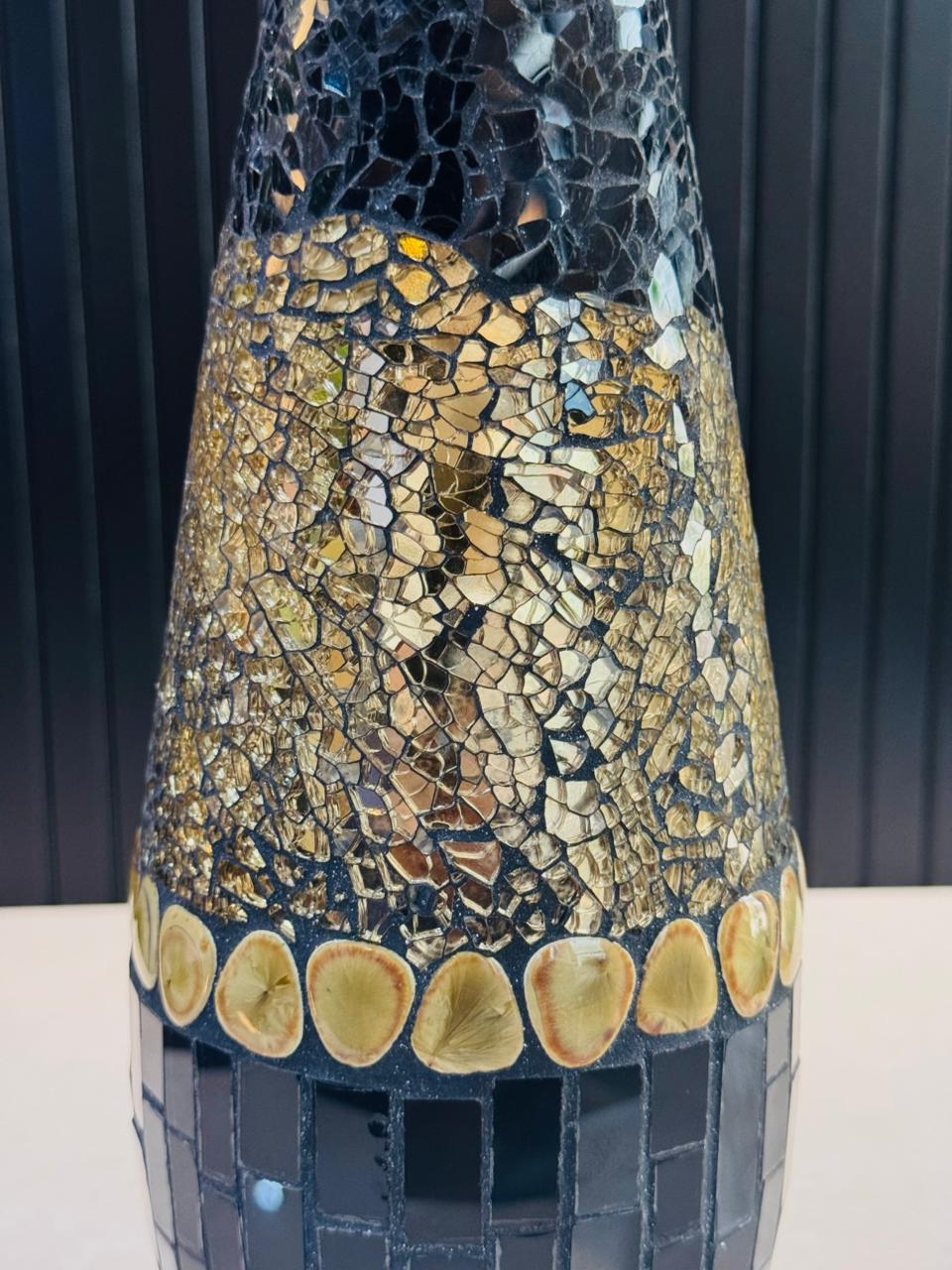 Mosaic Glass Vase