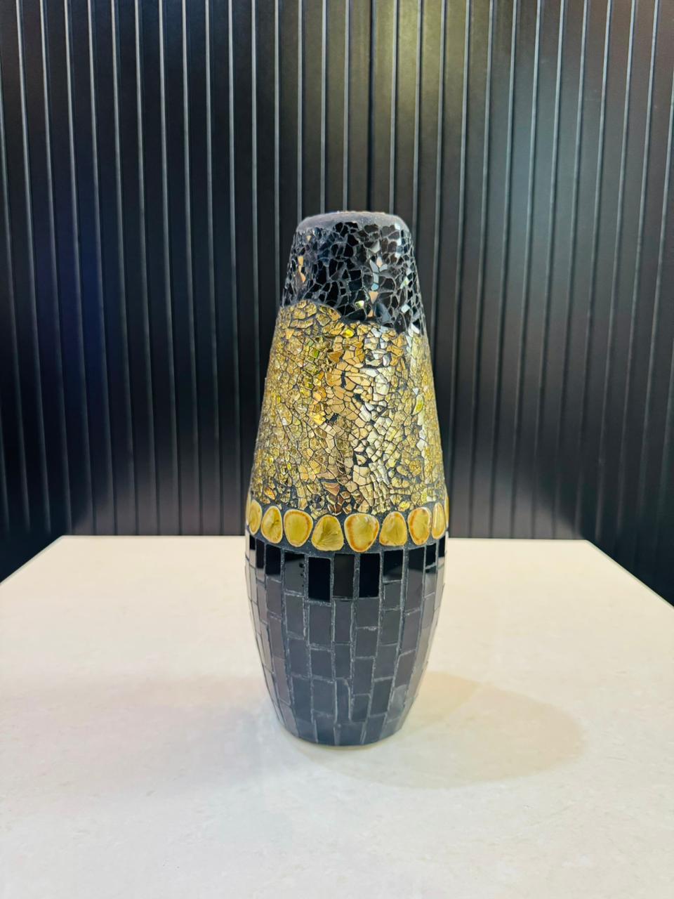 Mosaic Glass Vase