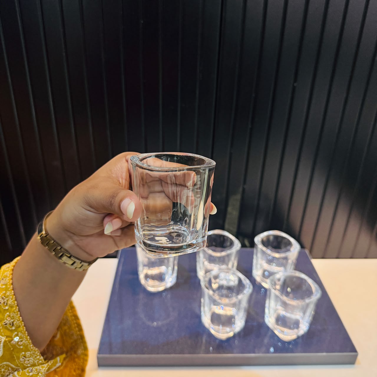 Squarish Shot Glass 6 pcs set