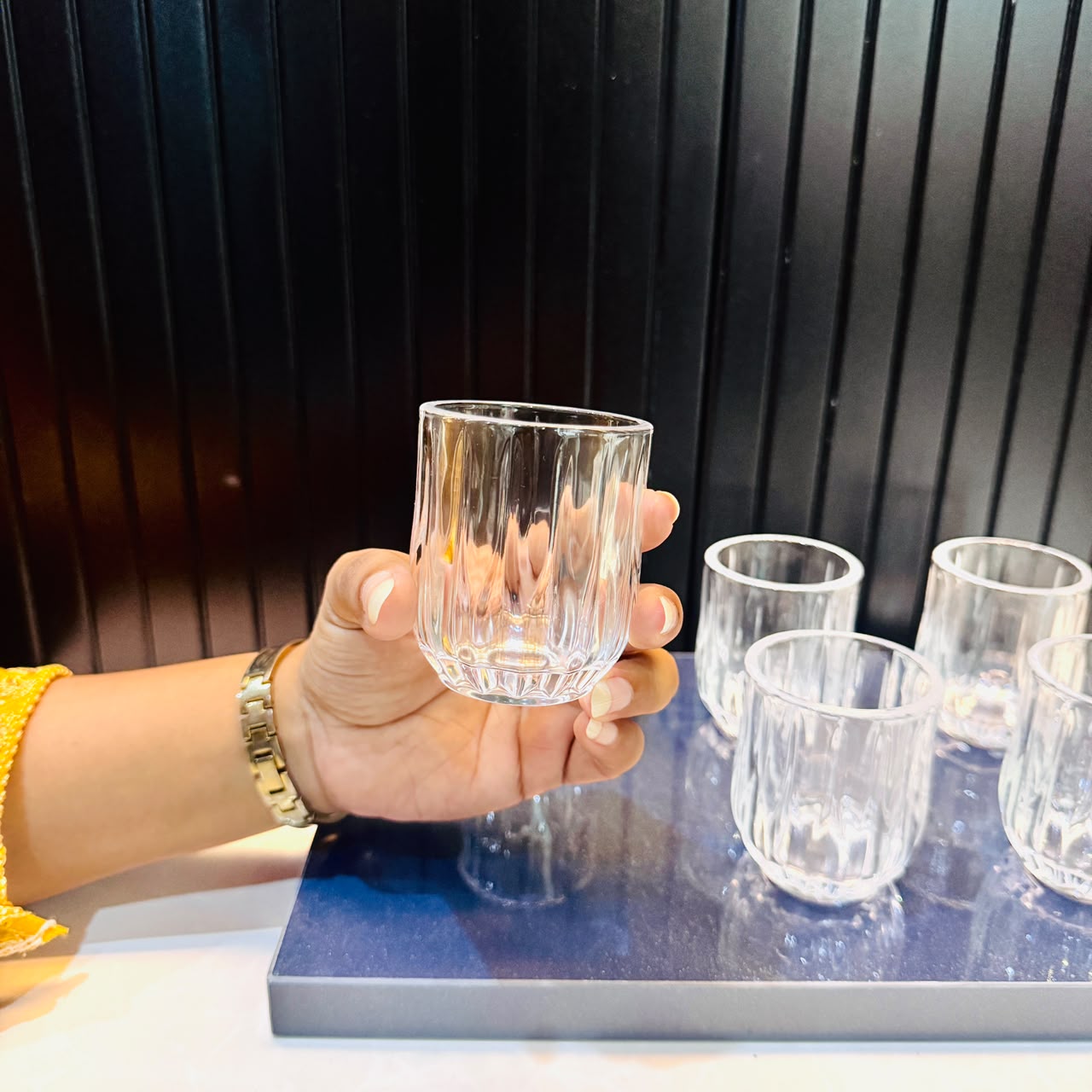 Patterned Shot Glass 6 pcs set