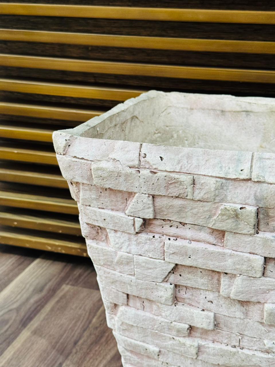 Plant Holder In Brick Theme- 15"